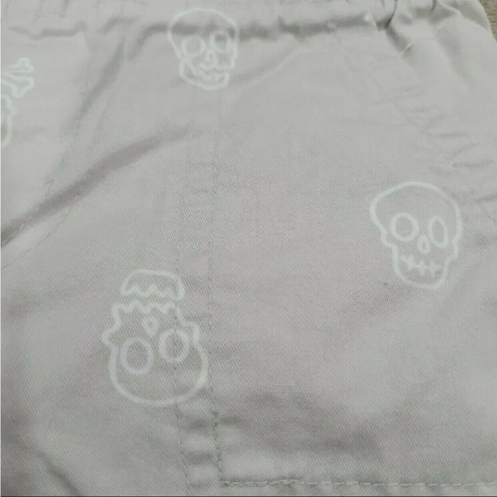 Skull print short set